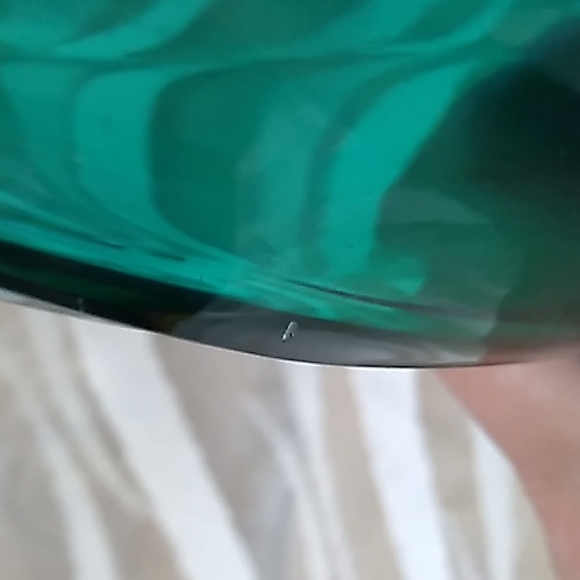 Vintage GREEN Sommerso Vase - Picture 5 of 5